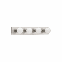 Sea Gull Center Stage 4-LT Wall/Bath Light - Brushed Stainless - 4738-98