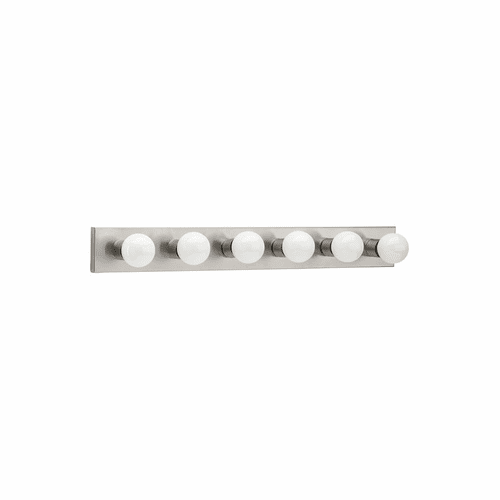 Sea Gull Center Stage 6-LT Wall/Bath Light - Brushed Stainless - 4739-98