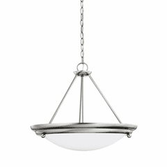 Sea Gull Centra LED Semi-Flush Convertible Pendant - Stainless - 6913393S-98