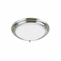 Sea Gull Centra Medium 2-LT Ceiling Flush Mount - Brushed Stainless - 77088EN3-98