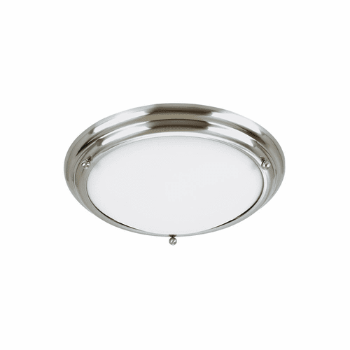 Sea Gull Centra Small 2-LT Ceiling Flush Mount - Brushed Stainless - 77087EN3-98