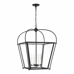 Sea Gull Charleston Medium 4-LT Foyer Light - Midnight Black - 5291004-112