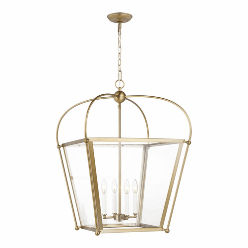Sea Gull Charleston Medium 4-LT Foyer Light - Satin Brass - 5291004-848