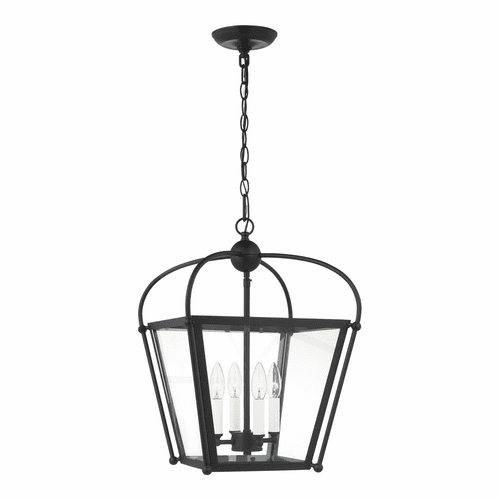 Sea Gull Charleston Small 4-LT Foyer Light - Midnight Black - 5191004-112