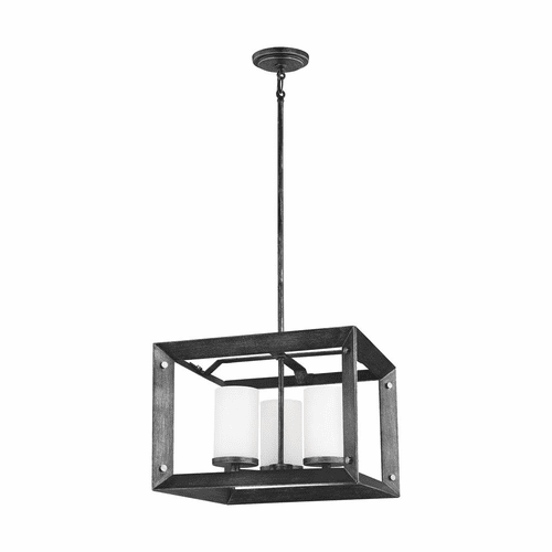 Sea Gull Chatauqua 3-LT Chandelier - Stardust - 3140503EN3-846