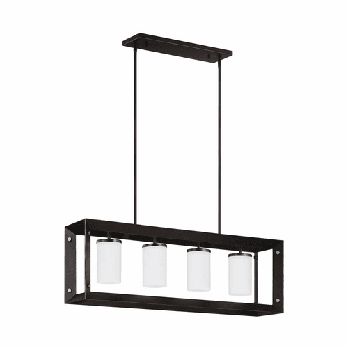 Sea Gull Chatauqua 4-LT Island Pendant - Antique Bronze - 6640504-71