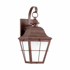 Sea Gull Chatham 1-LT Outdoor Wall Lantern - Weathered Copper - 89062-44