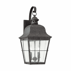 Sea Gull Chatham 2-LT Outdoor Wall Lantern - Oxidized Bronze - 8463-46
