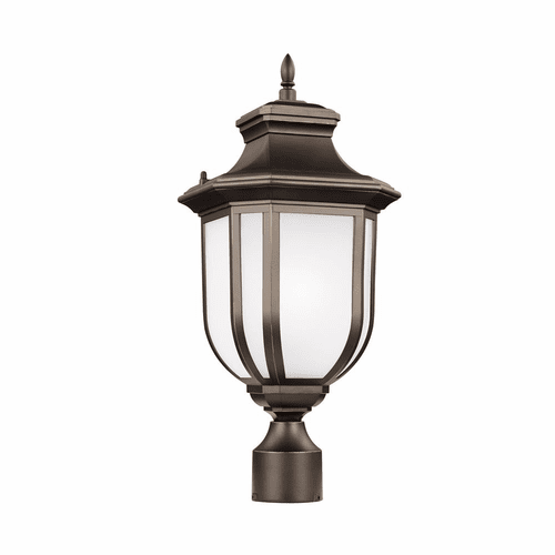 Sea Gull Childress 1-LT Outdoor Post Lantern - Antique Bronze - 8236301-71