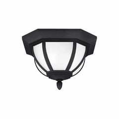 Sea Gull Childress 2-LT Outdoor Ceiling Flush Mount - Black - 7836302-12 Sea Gull Childress 2-LT Outdoor Ceiling Flush Mount - Black - 7836302-12