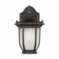 Sea Gull Childress Extra Small 1-LT Outdoor Wall Lantern - Bronze - 8436301-71