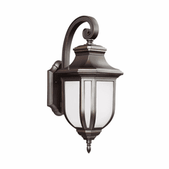 Sea Gull Childress Large 1-LT Outdoor Wall Lantern - Antique Bronze - 8736301-71