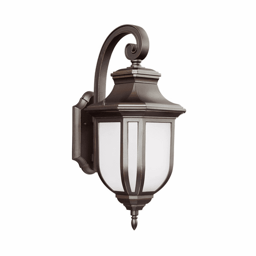 Sea Gull Childress Large 1LT Outdoor Wall Lantern - Antique Bronze - 8736301EN3-71
