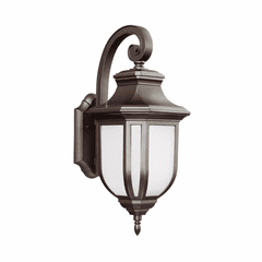 Sea Gull Childress Large 1LT Outdoor Wall Lantern - Antique Bronze - 8736301EN3-71 Sea Gull Childress Large 1LT Outdoor Wall Lantern - Antique Bronze - 8736301EN3-71