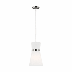 Sea Gull Clark 1-LT Pendant - Brushed Nickel - 6590501-962