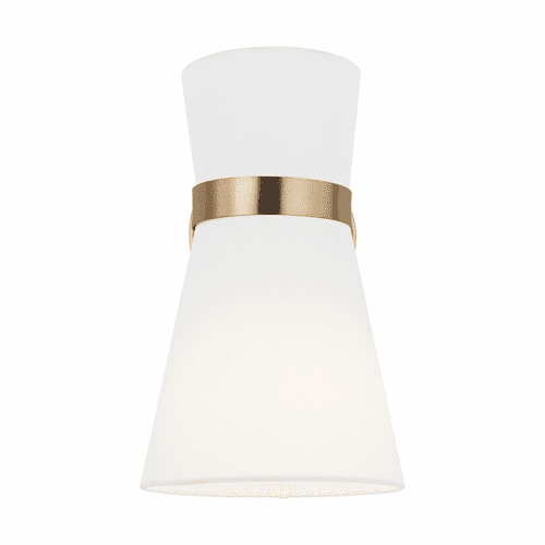 Sea Gull Clark 1-LT Wall Sconce - Satin Brass - 4190501-848