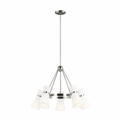 Sea Gull Clark 5-LT Chandelier - Brushed Nickel - 3190505-962