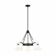 Sea Gull Clark 5-LT Chandelier - Midnight Black - 3190505-112