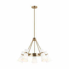 Sea Gull Clark 5-LT Chandelier - Satin Brass - 3190505-848