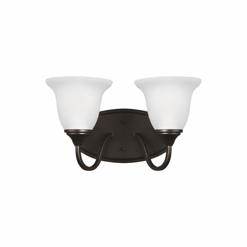 Sea Gull Clement 2-LT Wall/Bath Light - Heirloom Bronze - 4450502-782