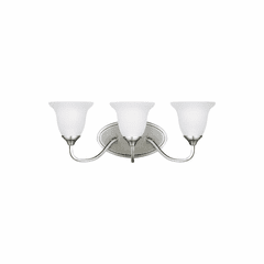 Sea Gull Clement 3-LT Wall/Bath Light - Brushed Nickel - 4450503-962