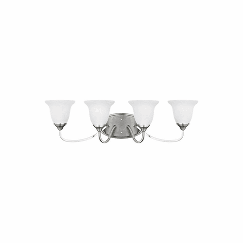 Sea Gull Clement 4-LT Wall/Bath Light - Brushed Nickel - 4450504-962