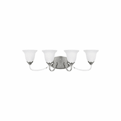Sea Gull Clement 4-LT Wall/Bath Light - Brushed Nickel - 4450504EN3-962