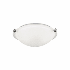 Sea Gull Clip Ceiling 2-LT Ceiling Flush Mount - Brushed Nickel - 7543502-962