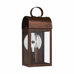 Sea Gull Conroe 1-LT Outdoor Wall Lantern - Weathered Copper - 8514801-44 Sea Gull Conroe 1-LT Outdoor Wall Lantern - Weathered Copper - 8514801-44