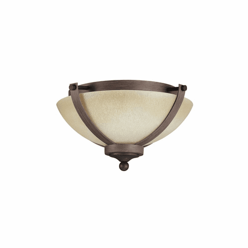 Sea Gull Corbeille 2-LT Ceiling Flush Mount - Stardust  - 7580402EN3-846