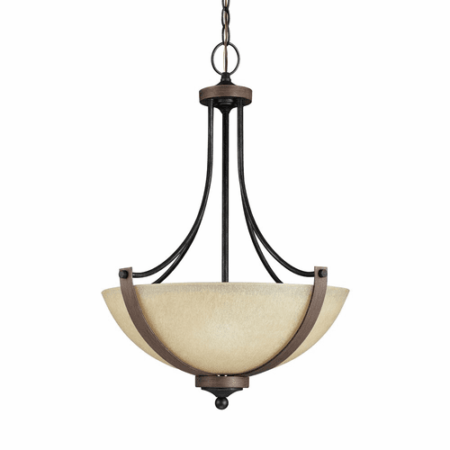 Sea Gull Corbeille 3-LT Pendant - Stardust / Cerused Oak - 6680403-846