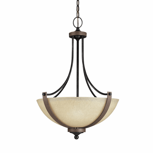 Sea Gull Corbeille 3-LT Pendant - Stardust / Cerused Oak - 6680403EN3-846