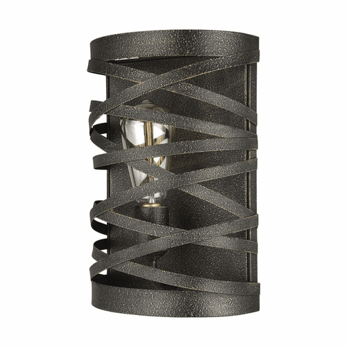 Sea Gull Cowen 1-LT Bath/Wall Sconce - Obsidian Mist - 4128601EN7-802