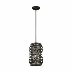 Sea Gull Cowen 1-LT Mini-Pendant - Obsidian Mist - 6128601-802 Sea Gull Cowen 1-LT Mini-Pendant - Obsidian Mist - 6128601-802