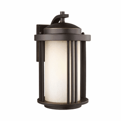 Sea Gull Crowell Medium 1LT Outdoor Wall Lantern - Antique Bronze - 8747901DEN3-71 Sea Gull Crowell Medium 1LT Outdoor Wall Lantern - Antique Bronze - 8747901DEN3-71