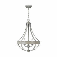 Sea Gull Davlin Three Light Pendant - French Washed Oak - 6551103-818