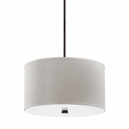 Sea Gull Dayna Shade Pendants 3-LT Pendant - Burnt Sienna - 65263EN3-710