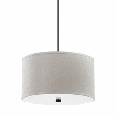 Sea Gull Dayna Shade Pendants 3-LT Pendant - Burnt Sienna - 65263EN3-710