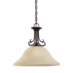 Sea Gull Del Prato 1-LT Pendant - Chestnut Bronze - 65121EN3-820