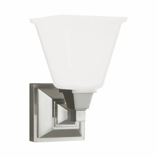 Sea Gull Denhelm 1-LT Bath/Wall Sconce - Brushed Nickel - 4150401-962