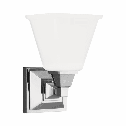 Sea Gull Denhelm 1-LT Bath/Wall Sconce - Chrome - 4150401-05