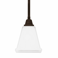 Sea Gull Denhelm 1-LT Mini-Pendant - Burnt Sienna - 6150401-710 Sea Gull Denhelm 1-LT Mini-Pendant - Burnt Sienna - 6150401-710