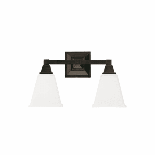 Sea Gull Denhelm 2-LT Wall/Bath Light - Burnt Sienna - 4450402-710