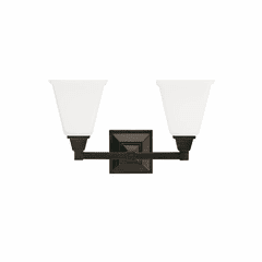 Sea Gull Denhelm 2-LT Wall/Bath Light - Burnt Sienna - 4450402EN3-710