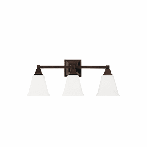 Sea Gull Denhelm 3-LT Wall/Bath Light - Burnt Sienna - 4450403-710