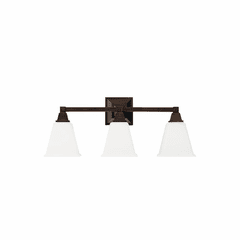 Sea Gull Denhelm 3-LT Wall/Bath Light - Burnt Sienna - 4450403-710