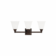 Sea Gull Denhelm 3-LT Wall/Bath Light - Burnt Sienna - 4450403EN3-710