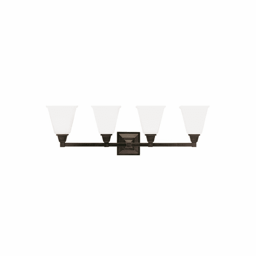 Sea Gull Denhelm 4-LT Wall/Bath Light - Burnt Sienna - 4450404EN3-710