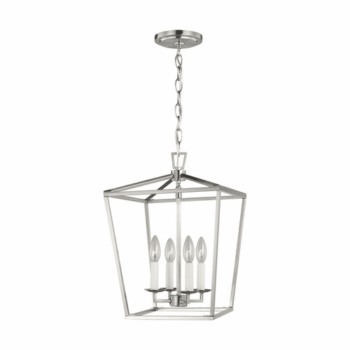 Sea Gull Dianna Four Light Small Lantern - Brushed Nickel - 5292604-962