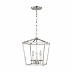 Sea Gull Dianna Three Light Mini Lantern - Brushed Nickel - 5192603-962